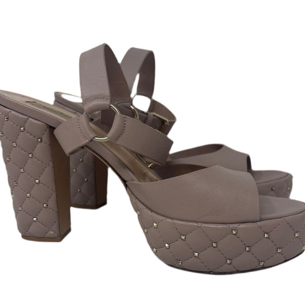 Valentino Garavani blush quilted leather Platform Heels Sz- 40
